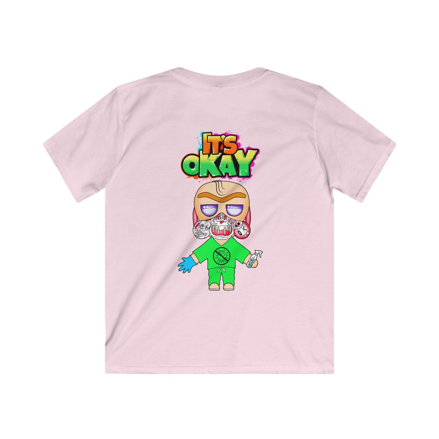 Kids Softstyle Tee with The character  Mr. Rucci From the It's okay collection