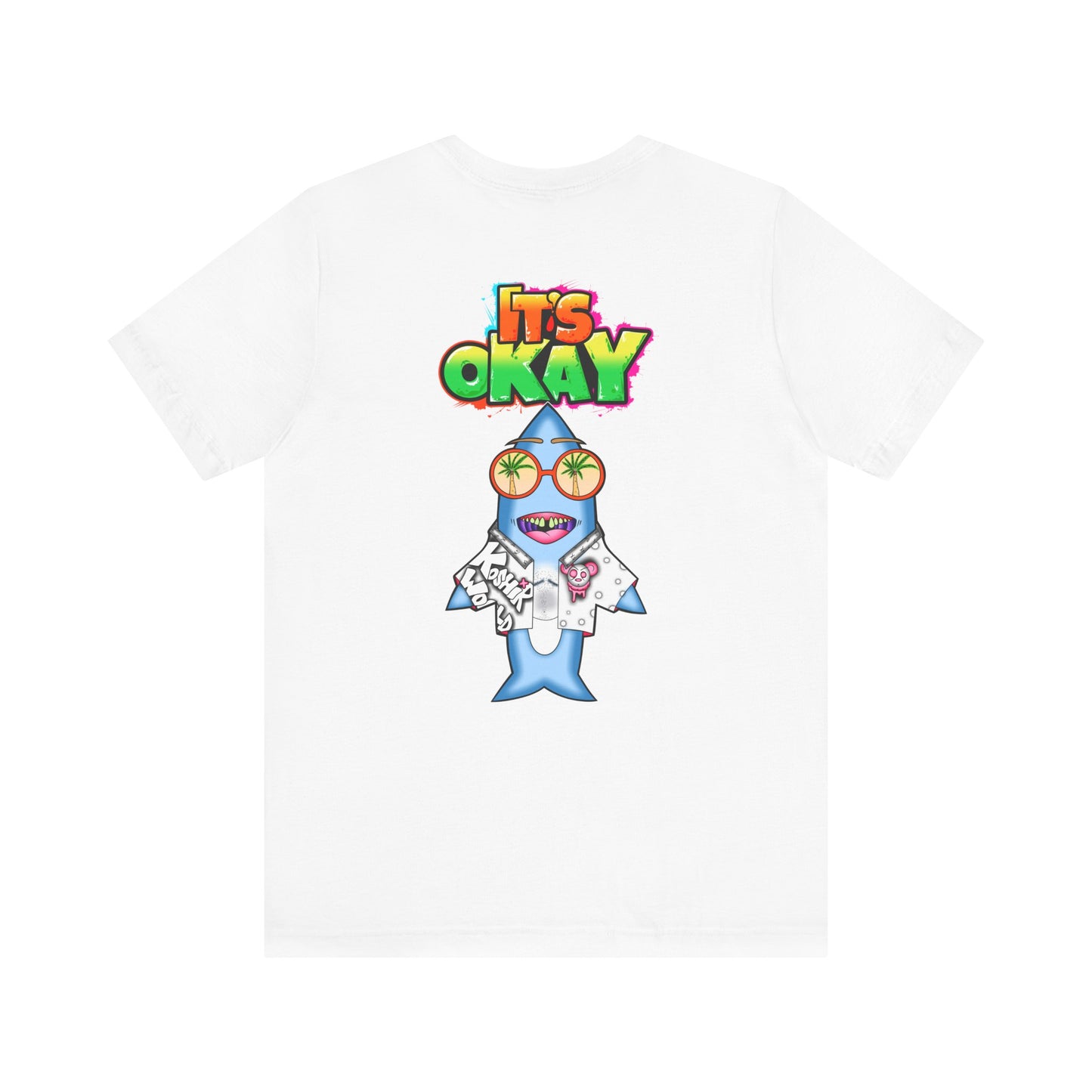 T-shirt with Koshi Bear Logo and Jawbo from the It's Okay Collection