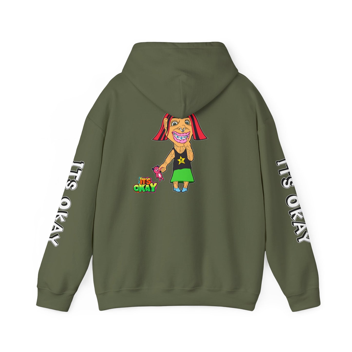 Graffiti It's Okay Unisex Hoodie Sweatshirt with Andy