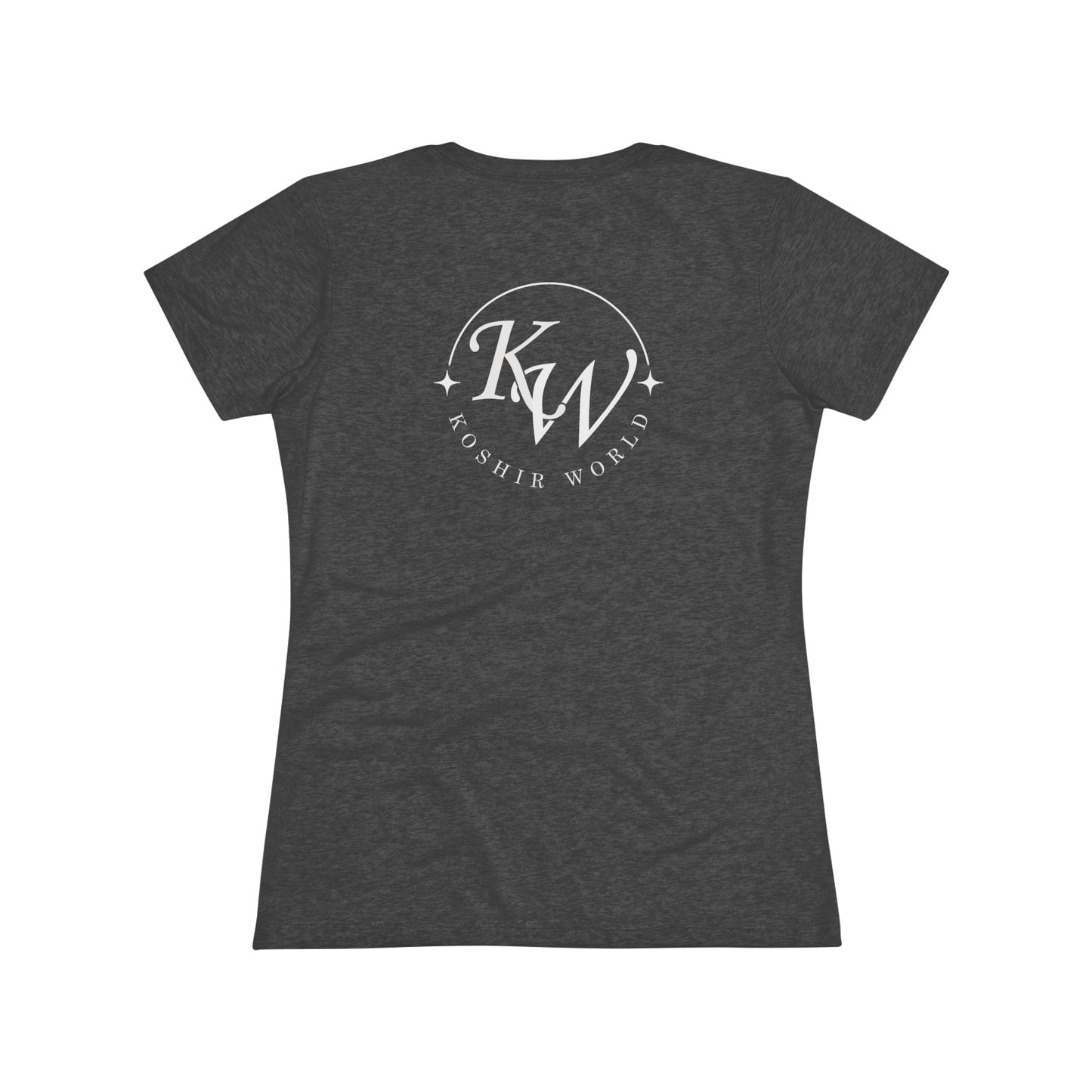 Women's Triblend Tee with the Koshi Bear