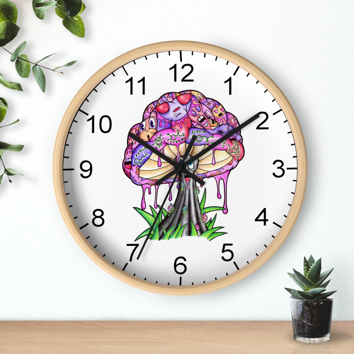 Shroom Wall Clock