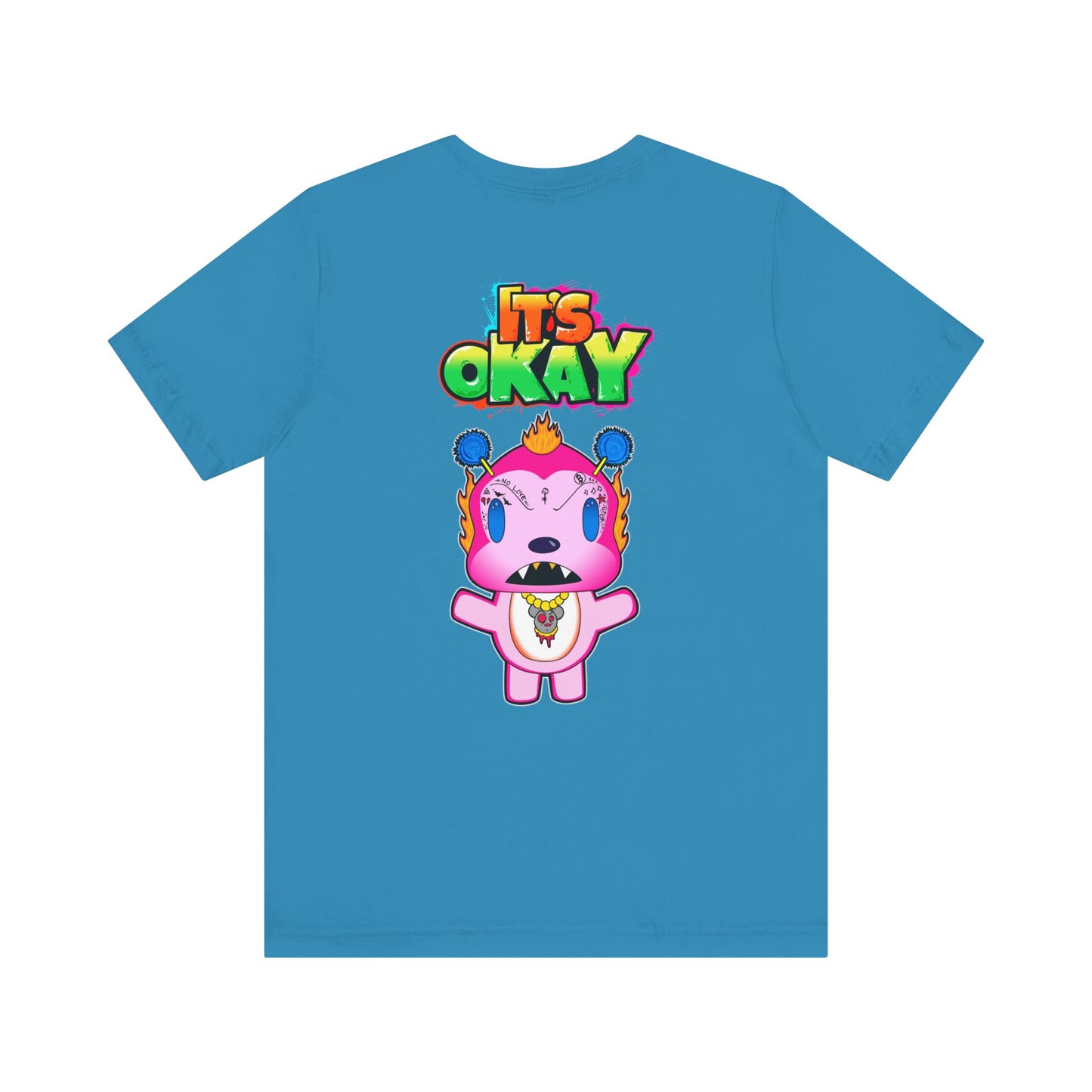 T-shirt with Koshi Bear Logo and  Phu from the It's Okay Collection