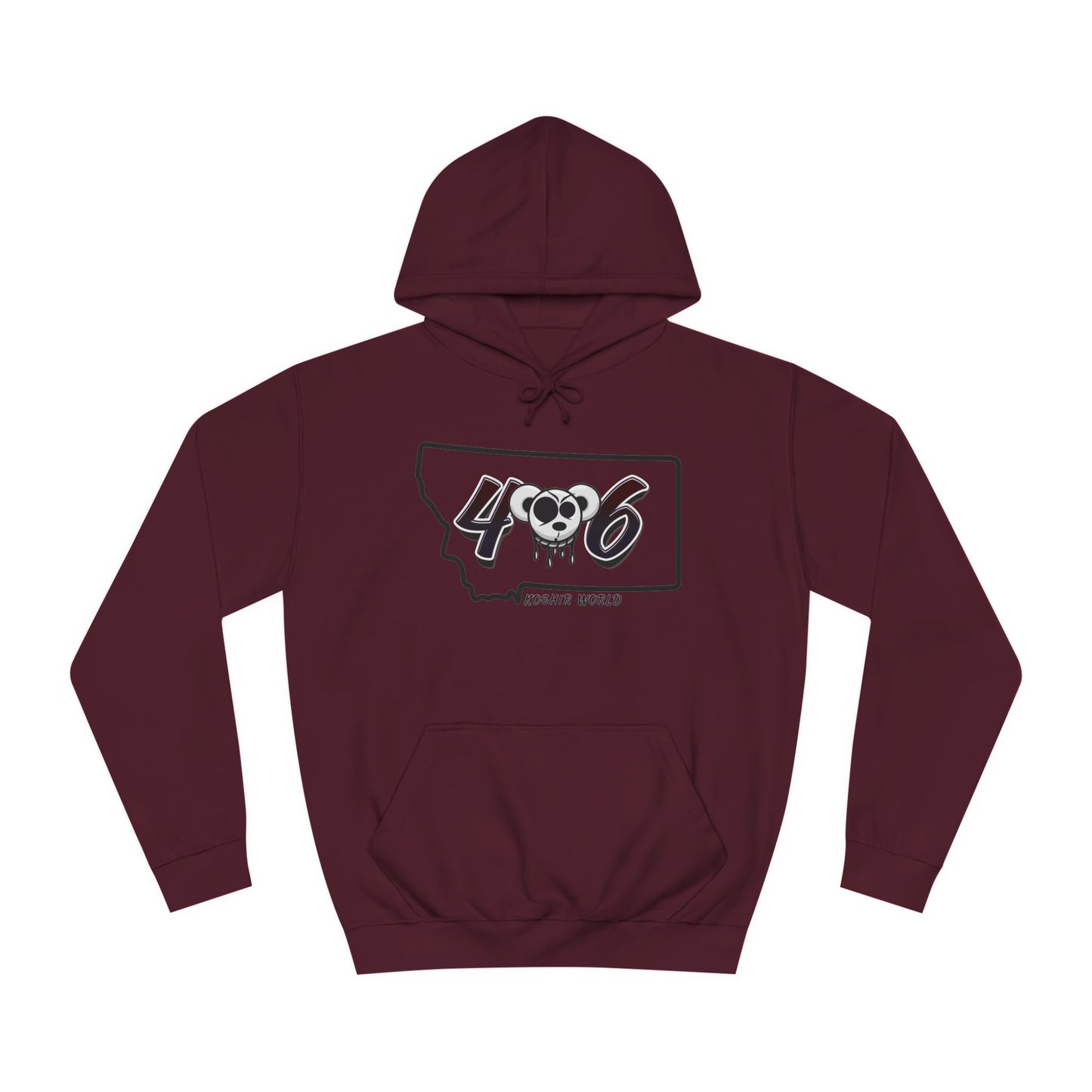 Koshir World MT 406 Hoodie with Koshi Bear Logo