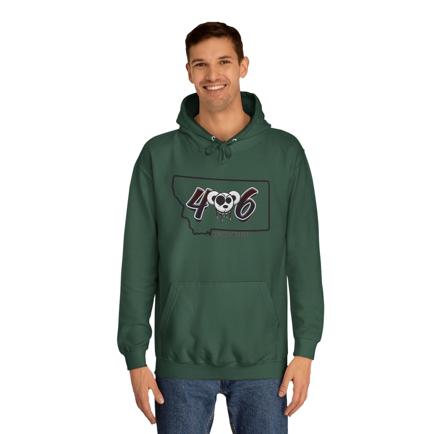 Koshir World MT 406 Hoodie with Koshi Bear Logo