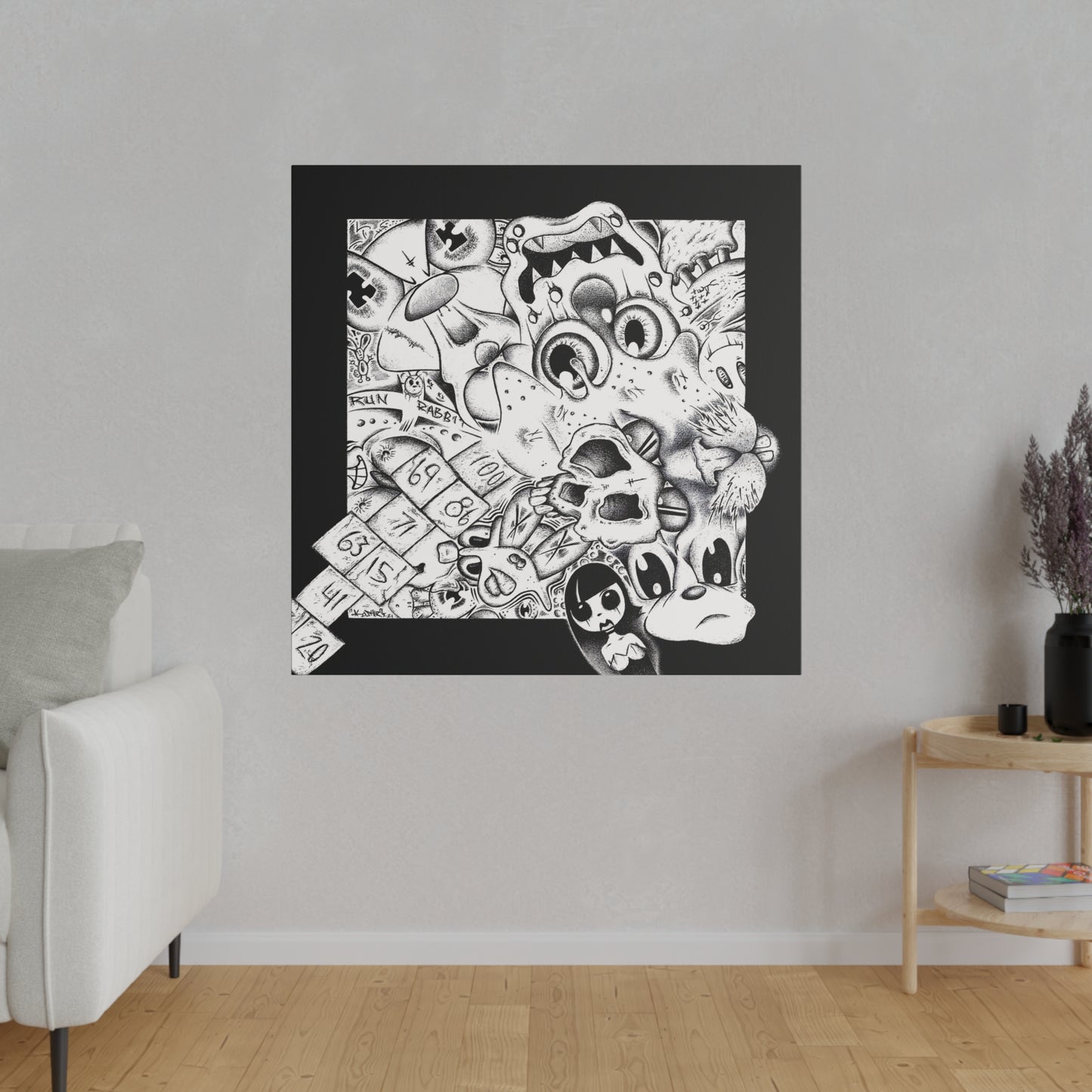 Koshir World B&W Canvas