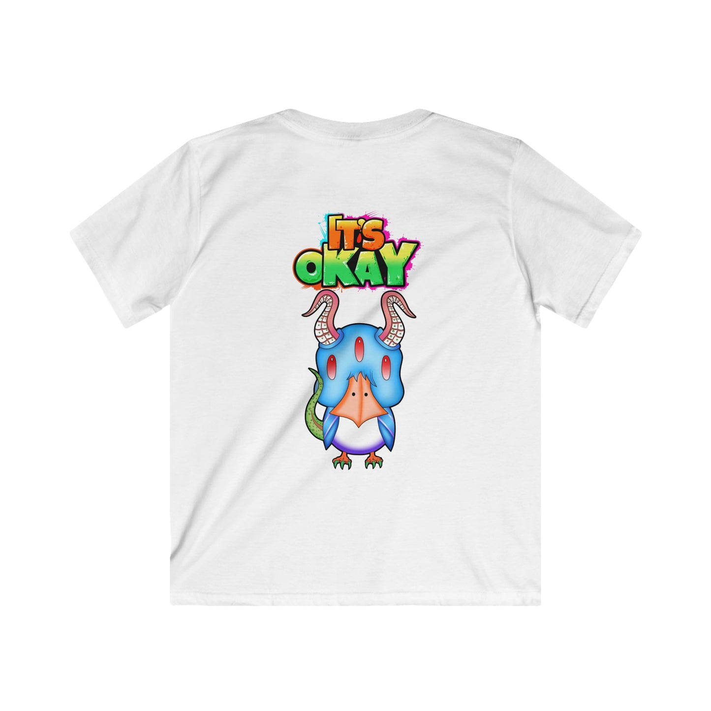 Kids Softstyle Tee with The character  Krishade From the It's okay collection