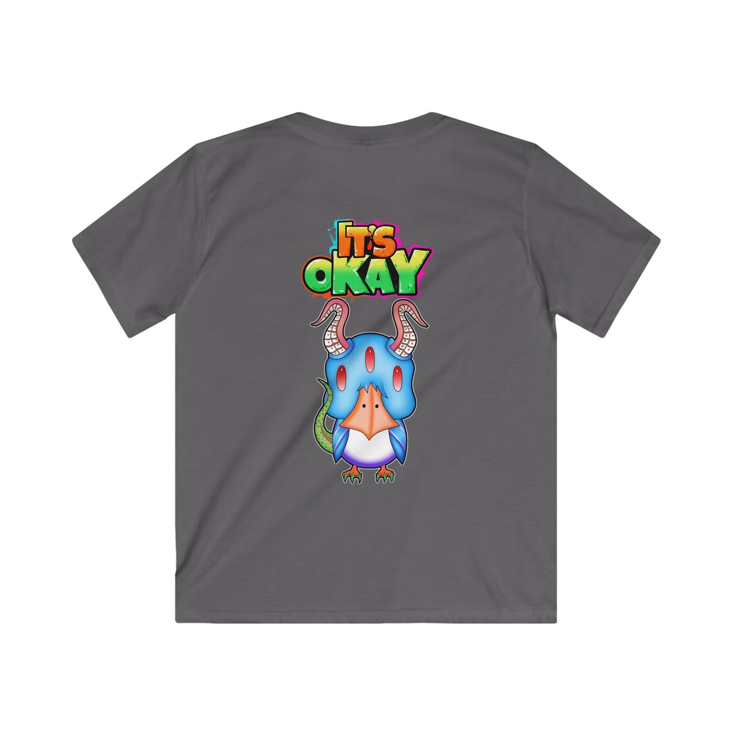 Kids Softstyle Tee with The character  Krishade From the It's okay collection