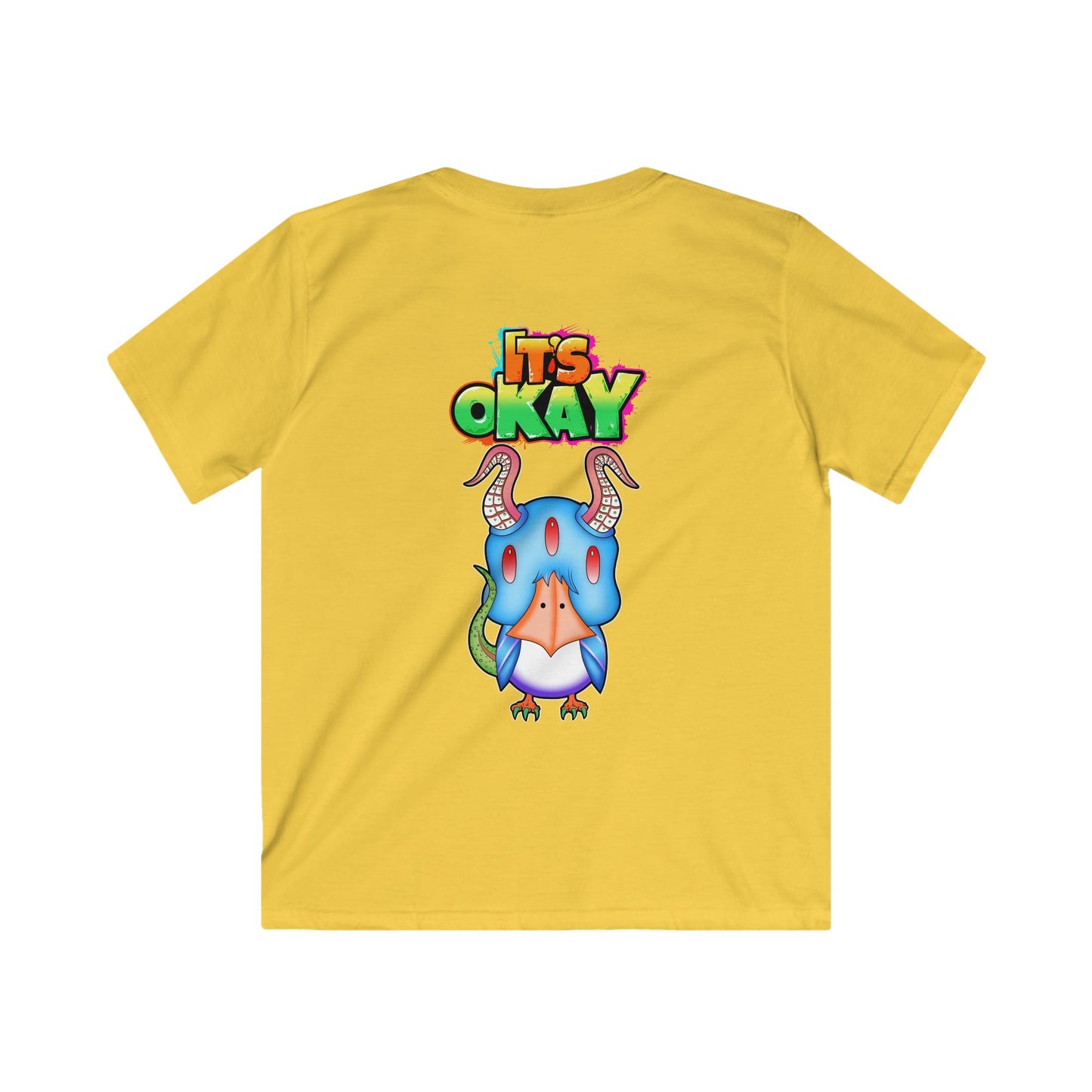 Kids Softstyle Tee with The character  Krishade From the It's okay collection