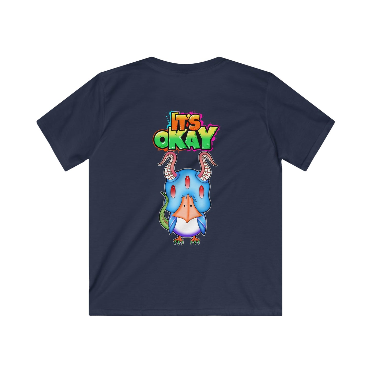 Kids Softstyle Tee with The character  Krishade From the It's okay collection