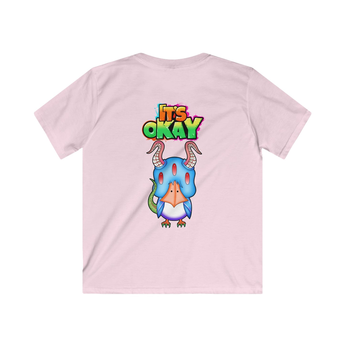 Kids Softstyle Tee with The character  Krishade From the It's okay collection