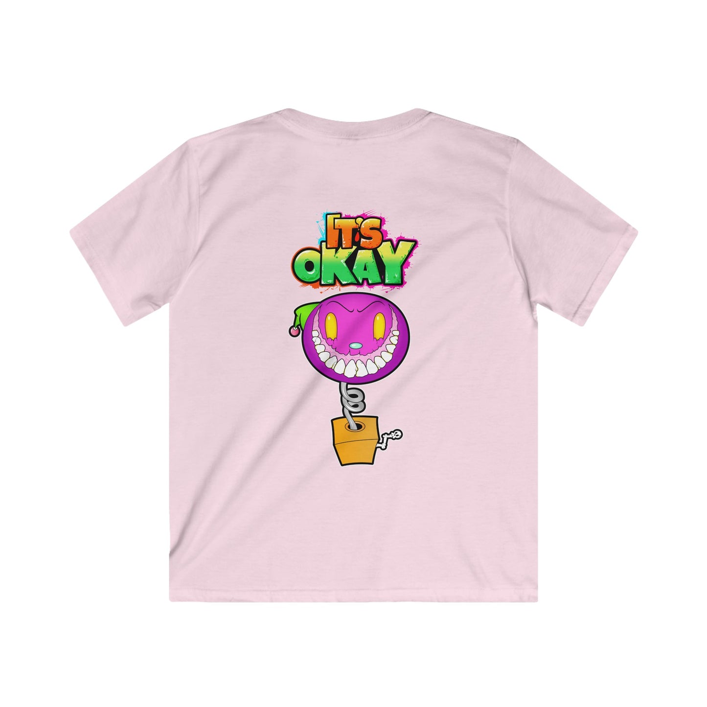 Kids Softstyle Tee with the Character Jack, Est 2020 Logo