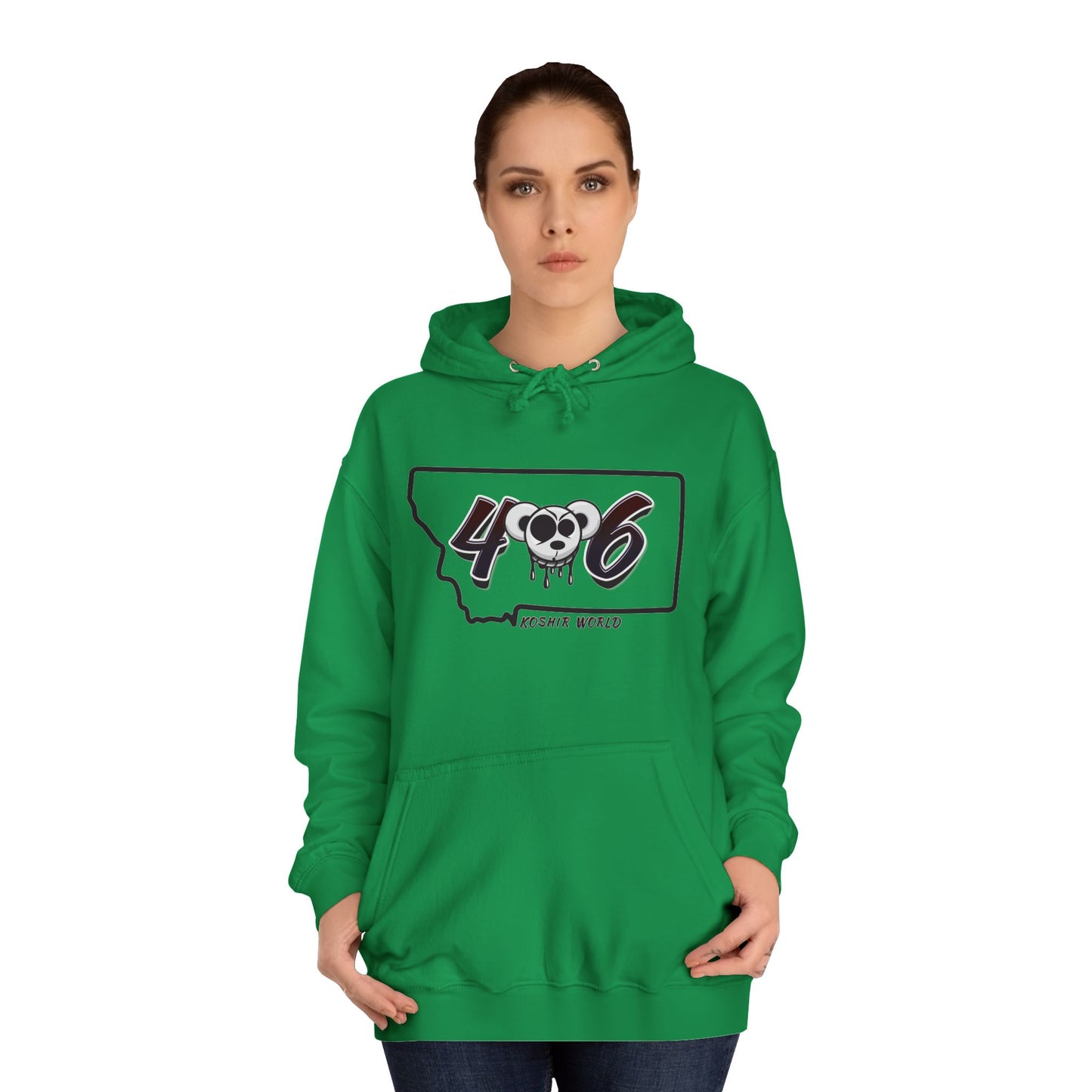 Koshir World MT 406 Hoodie with Koshi Bear Logo